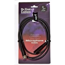 On Stage MC12-6 Mikrofon Kablosu (2 Metre) | Kısa Mesafe Xlr Bağlantısı