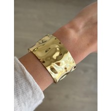 İrem Yıldız Çelik Gold Dokulu Kelepçe