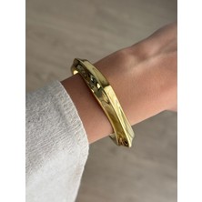 İrem Yıldız Ccb Çelik Kaplama Gold Kelepçe