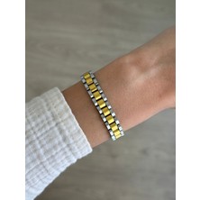 İrem Yıldız Çelik Unisex Rolex Bileklik