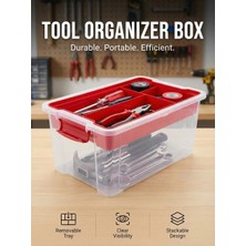 6'lı Organizer Kutu-Kilitli Kapak 1 Ceritoğlu 6'lı Organizer Kutu-Kilitli Kapak