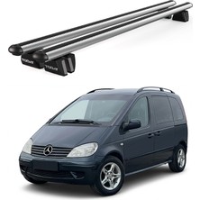 Today Auto Pençe Mercedes-Benz Vaneo (2001-2005) Uyumlu Gri Ara Atkı 135CM Port Bagaj Tavan Barı