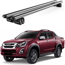Today Auto Pençe Isuzu D-Max (2013-2020)  Uyumlu Gri Ara Atkı 135CM Port Bagaj Tavan Barı