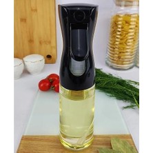 Aesco Airfryer Için Pratik Cam Sprey Yağdanlık ve Sirke Püskürtücü (Siyah)