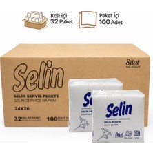 Selin Kare Servis Peçete