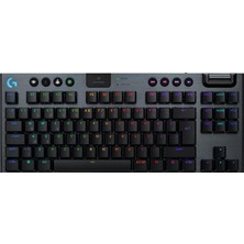 Aesco G G915 x Lıghtspeed Tkl Clicky Kablosuz Düşük Profilli Rgb Aydınlatmalı Pc/mac Için Mekanik Ingilizce Q Oyun Klavyesi, Siyah