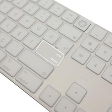 Aesco Keyboard 3 A2520 Numeric Klavye Koruyucu – Us Ansı Yatay Enter Uyumlu Ultra Ince Silikon Kaplama Şeffaf ve Baskılı Seçenekler Keyboard Protector Şeffaf