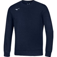 Mizuno Terry Crew Erkek Sweatshirt Lacivert