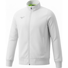 Mizuno Core Jacket Erkek Sweatshirt Beyaz
