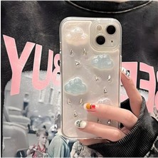 Aesco 13-14 ve 15 ile Uyumlu Epoksi Bulut Oyuncak Tasarımlı Esnek Silikon Kılıfı