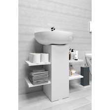 Iyimi Modern Raflı Lavabo Altı Banyo Dolabı Banyo Düzenleyici