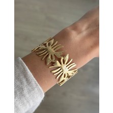 İrem Yıldız Çelik Gold Ayarlanabilir Kelepçe