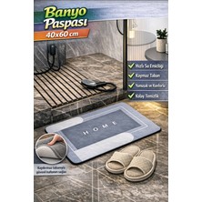 ( 1 Adet ) 40*60  cm  Banyo Paspası - Kaymaz Tabanlı  Hızlı Kuruyan Mat - Su Emici Yapı