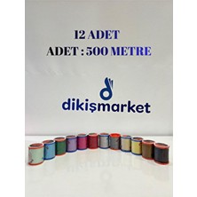dm dikişmarket Dikiş Makinaları Için 500MT Sarımlı Bobin / 120NO