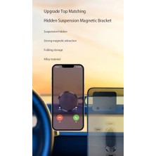 Aesco Katlanabilir 360 Derece Limitsiz Dönüş Magsafe Uyumlu Manyetik Mıknatıslı Telefon Tutucu Ca5
