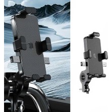 Aesco NR52 Motosiklet Bisiklet Telefon Tutucu Otomatik Kilitleme