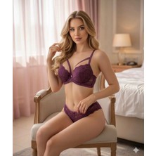 Liora Club Kadın Dantel Sütyen Külot Takımı – Destekli, Şık ve Feminen Iç Çamaşırı Seti