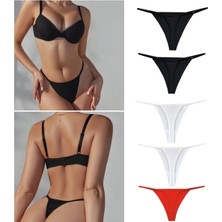 Gecko Collection Kadın String Tanga Külot 5 Adet