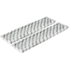 Aesco And Glassvac Akülü Cam Temizleme Makinesi ile Uyumlu Yedek Mikrofiber Bez, Beyaz