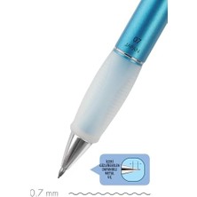 Aesco Deep Mekanik Kursun Kalem 07MM Metalik Mavi