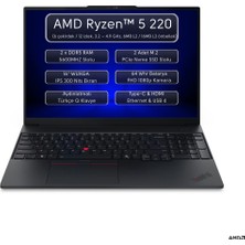Lenovo Thinkpad E16 Gen 3 Amd Ryzen 5 220 16GB 2tb SSD 16" Wuxga Windows 11 Pro Masaüstü Bilgisayar 21ST0058TX O3