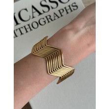 İrem Yıldız Çelik Gold Kelepçe