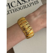 İrem Yıldız 22 Ayar Altın Kaplama Kuyumcu Model Bileklik