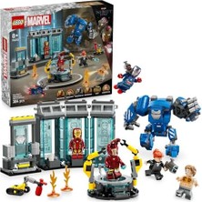 Aesco ǀ Iron Man’in Laboratuvarı: Zırh Salonu 76315-8 Yaş ve Üzeri Çocuklar Için Süper Kahraman Minifigürü Içeren Yaratıcı Oyuncak Yapım Seti (384 Parça)