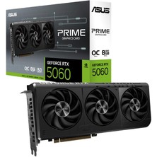 Asus Geforce PRIME-RTX5060-O8G 8gb Gdddr7 128BIT 1xhdmı 3xdp Ekran Kartı