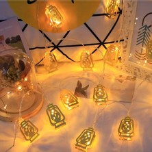 Ramazan Kandili 2 Metre Pilli LED Süsleme Işık Seti