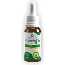 Besttem Vitamin D3 Oral Damla – D3 ve E Vitamini Içeren Doğal Destek - 20 ml