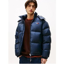 Tommy Hilfiger Tjm Alaska Down Puffer Ext Erkek Mavi Mont - DM0DM22036