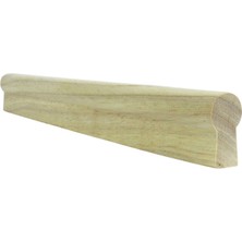 Naturel Dekor Ahşap Çubuk Kesim Kulp, Dolap Çekmece Kulpu 216 Mm, 1 Adet, Bambu, Hasır, Iskandinav, Bohem, Modern