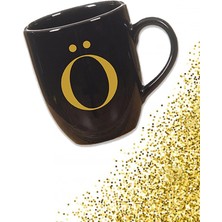 Aesco HKSO2101 Ö Harfli Siyah Kupa Bardak