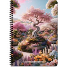 Keskin Color Keskin A4 Çizgili Karton Kapak Nature Defter - Pembe