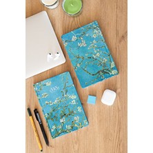 Be Online Art Collection Van Gogh Almond Blossom Not Defteri - Sert Kapak A5 Noktalı Defter 14X21 cm
