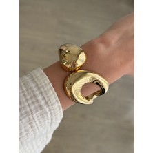 İrem Yıldız Çelik Yaylı Gold Kelepçe