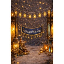 2 Metre Ramazan Temalı LED Işıklı Süsleme Seti 10 Parça