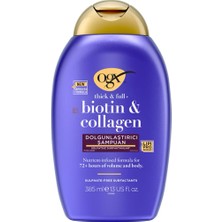 Ogx Dolgun ve Parlak Saçlar Için Biotin & Collagen Içerikli Şampuan 385 ml