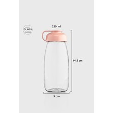 Renga Milky Kids 250 ml Cam Şişe 181011 Pastel Pembe