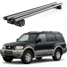 Today Auto Pençe Mitsubishi Montero (1999-2006) Uyumlu Gri Ara Atkı 135CM Port Bagaj Tavan Barı