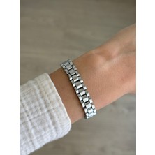 İrem Yıldız Çelik Unisex Rolex Bileklik