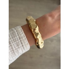 İrem Yıldız Ccb Çelik Kaplama Gold Kelepçe