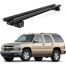 Today Auto Pençe Chevrolet Tahoe (2000-2006) Uyumlu Siyah Ara Atkı 135CM Port Bagaj Tavan Barı