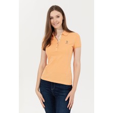 U.S. Polo Assn. Pembe Kadın T-Shirt