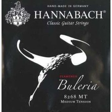 Hannabach 8268MT Flamenko Gitar Alt 3'lü Tel Seti (Profesyonel - Yedek Bas Takımı) | Medium Tension (Orta)