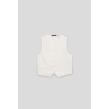 NBT Jeans Bg Store Erkek Çocuk Ekru Yelek