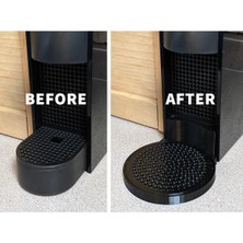 Öztürk Makine Nespresso Essenza Mini Uyumlu Geniş Büyük Kupa Fincan Altlık Damlalık Tepsi Aparat Stand Kapsül