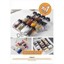  dd x1 adet pleksi şeffaf stand baharatlık standı çekmece ıçi düzenleyici lüx set