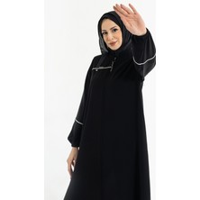 Kadeem Giyim Yağmur Buhara Ferace Siyah - 422630